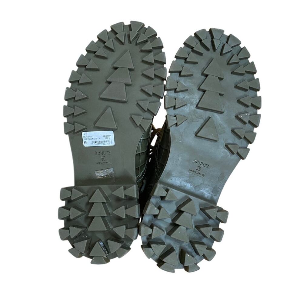 Schutz women’s Orly military boot green size 8 - Picture 6 of 8